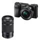 Sony Alpha a6000 24.3 Megapixel Mirrorless Interchangeable Lens Digital Camera with 2-Lens (Black) Bundle - Thumbnail 0