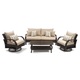 Barcelo Slate Grey 4-piece Motion Club Chair and Sofa Set by RST Brands