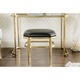 Furniture of America Rima Contemporary 2-piece Glam Vanity Table and Stool Set
