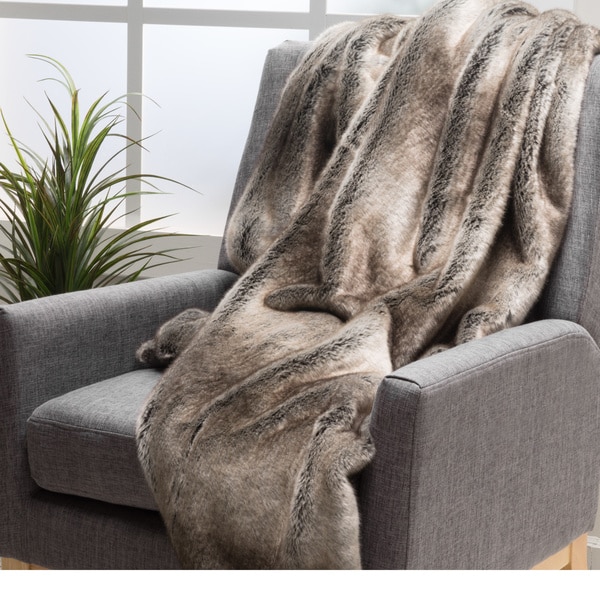 Christopher Knight Home Toscana Faux Fur Throw
