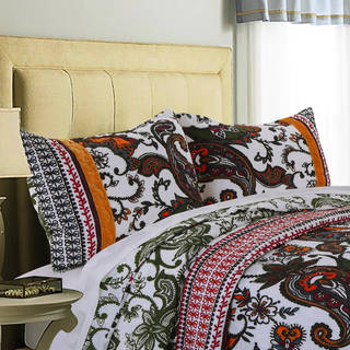 Greenland Home Fashions Orleans Pillow Shams, set of two (2)