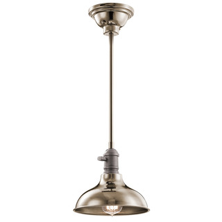 Kichler Lighting Cobson Collection 1-light Polished Nickel Mini Pendant/Wall Sconce