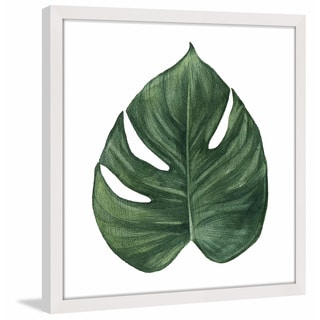 Marmont Hill - 'Top Leaf II' by Shayna Pitch Framed Painting Print
