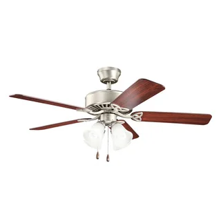 Kichler Lighting Renew Premier Collection 50-inch Brushed Nickel Ceiling Fan
