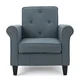 Isaac Tufted Fabric Club Chair by Christopher Knight Home - Thumbnail 2