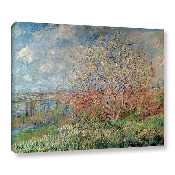 Bridgeman Claude Monet's 'Spring 1880-82' Gallery Wrapped Canvas