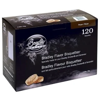 Bradley Pecan Flavor Bisquettes (Case of 120)