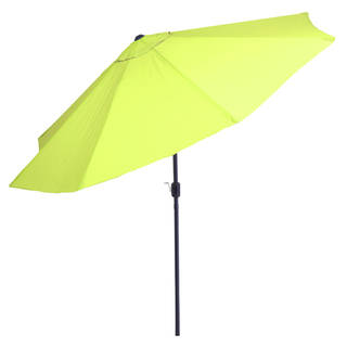 Pure Garden 10 Foot Aluminum Patio Umbrella with Auto Tilt