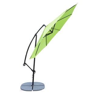 Oakland Living Corporation Troy Lime Green Polyester Aluminum 10-foot Troy Cantilever Umbrella