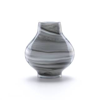 Lenox Novia Grey Crystal Amphora Swirl Vase