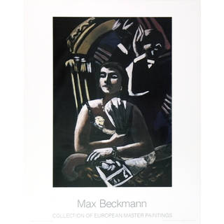 Max Beckmann 'The Loge' Lithograph Poster, 35.5 x 27.5 inches