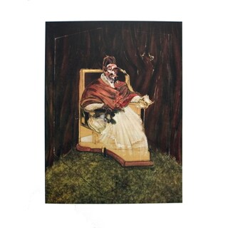 Francis Bacon 'Portrait of Pope Innocent XII' 1995 Poster, 35.5 x 25.5 inches