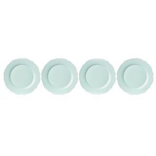 Lenox Butterfly Meadow Solid Green Porcelain Dinner Plates (Pack of 4)
