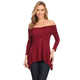 Women's Solid Wrapped Bodice Tunic - Thumbnail 3
