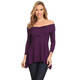 Women's Solid Wrapped Bodice Tunic - Thumbnail 1