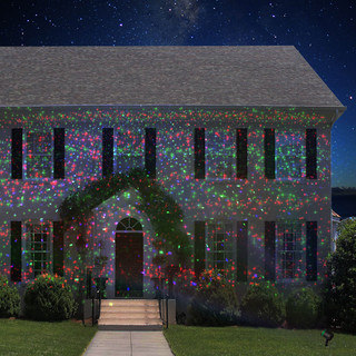 Red/Green/Blue Holiday Light Projectors With 12 Patterns