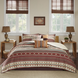 Madison Park Davy Spice Printed 6 Piece Coverlet Set