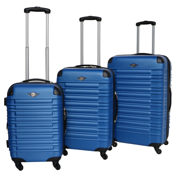 Rivolite 3-piece Expandable Harside Spinner Luggage Set