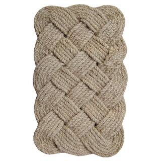 Lovers Knot Coir Fiber 30-inch x 18-inch Doormat