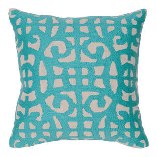 Kosas Home Barrett Teal Down and Feather 20-inch Square Throw Pillow