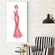 Wexford Home Dimity Andruz's 'Red Dress 1' Canvas Artwork - Thumbnail 0