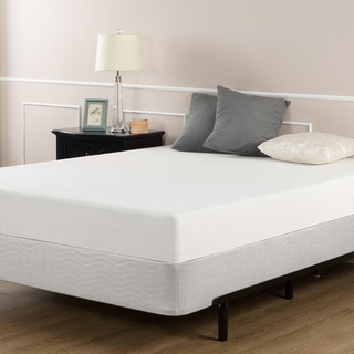 Priage 6-inch Full-size Memory Foam Mattress and Box Spring Set