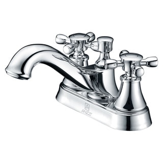 ANZZI Major Series 4-inch Centerset 2-handle Mid-arc Bathroom Faucet in Polished Chrome