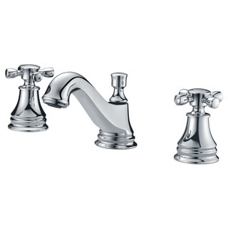 ANZZI Melody Series 8-inch Widespread 2-handle Mid-arc Bathroom Faucet in Polished Chrome