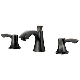ANZZI Sonata Series 8-inch Widespread 2-handle Mid-arc Bathroom Faucet in Oil Rubbed Bronze