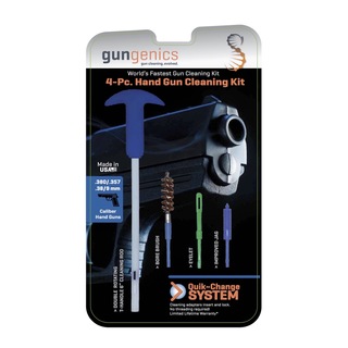 Handgun Cleaning Kit , .38/.357/.380/9mm Caliber with Quik Disconnect, 4 Piece