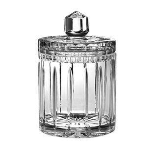 Majestic Gifts Hand-cut Crystal 8-inch High Biscuit Jar/Candy Box