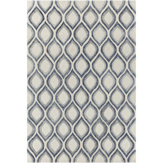 Artist's Loom Hand-tufted Contemporary Geometric Pattern Rug (5'x7'6")