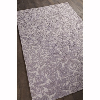 Artist's Loom Hand-tufted Transitional Floral Pattern Wool Rug (5'x7'6")