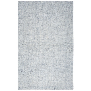 Rizzy Home Brindleton Blue Hand-tufted Wool Rug (5' x 8')