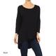 Women's Solid Rayon and Spandex Long-sleeve Tunic - Thumbnail 11