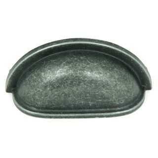 Stone Mill Grey Zinc Cup-shaped Cabinet Pull (Pack of 25)