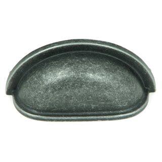 Stone Mill Swedish Grey Iron Cup-shaped Cabinet Pull (Pack of 10)