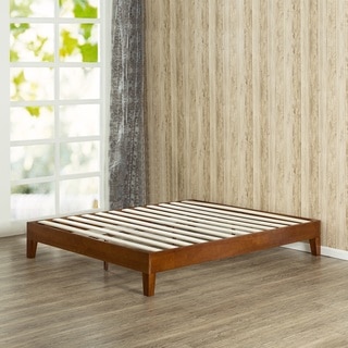 Priage 12-inch Deluxe Wood Queen-size Platform Bed