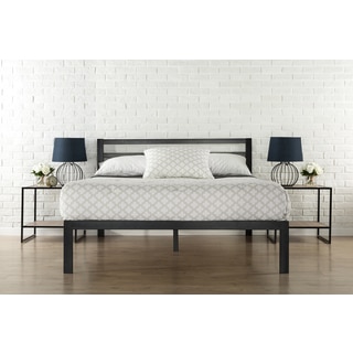 Priage 3000H Full-Size Platform Bed Frame with Headboard