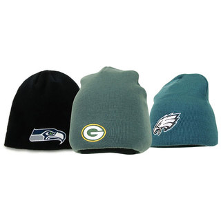 NFL Football Teams Logo Multicolored Wool/Acrylic Beanie Hat