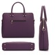 Dasein Front Stitching Women's Shoulder Briefcase Handbag - Thumbnail 7