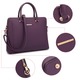 Dasein Front Stitching Women's Shoulder Briefcase Handbag - Thumbnail 8