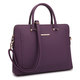 Dasein Front Stitching Women's Shoulder Briefcase Handbag - Thumbnail 1