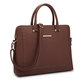 Dasein Front Stitching Women's Shoulder Briefcase Handbag - Thumbnail 4