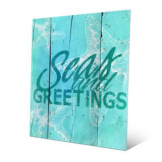 Cerulean Seas and Greetings Metal Wall Art