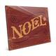Classic Noel Vintage Indoor Sign Wall Art on Glass - Thumbnail 0