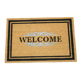 Gated Welcome Coir 24-inch x 36-inch Doormat