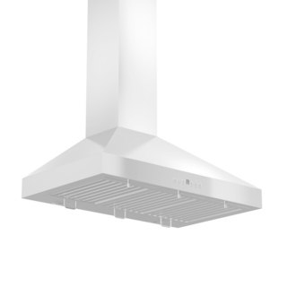 ZLINE 30-inch 760 CFM Wall Mount Range Hood in Stainless Steel with Crown Molding (KL3CRN-30)