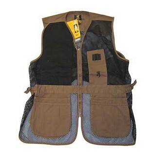 Browning Trapper Creek Clay and Black Mesh Shooting Vest
