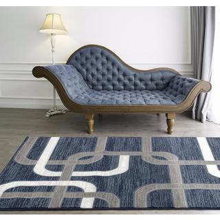 Persian Rugs Abstract Lines Grey Area Rug 7'10 x 10'0
